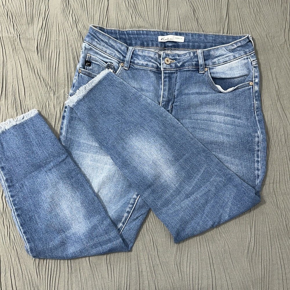 KanCan Distressed Bottom Jeans